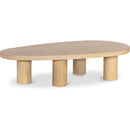  Meridian Beekman Oak Oak Wood Coffee Table IMAGE 1