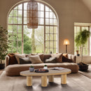  Meridian Beekman Oak Oak Wood Coffee Table IMAGE 2