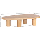  Meridian Beekman Oak Oak Wood Coffee Table IMAGE 6