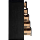 Meridian Fluted Black Chest IMAGE 4