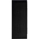  Color_Black -- Meridian Fluted 5 Drawer Chest IMAGE 5