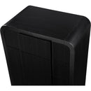  Color_Black -- Meridian Fluted 5 Drawer Chest IMAGE 7