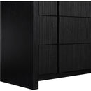 Meridian Fluted Black Chest IMAGE 8