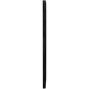  Meridian Fluted Black Solid Wood And Oak Veneer Mirror IMAGE 4