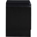  Color_Black -- Meridian Fluted 2 Drawer Nightstand IMAGE 5