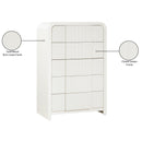 Meridian Fluted Cream Chest IMAGE 10