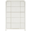 Meridian Fluted Cream Chest IMAGE 3