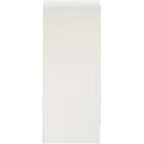  Color_Cream -- Fluted Cream Solid Wood And Oak Veneer Chest IMAGE 5