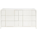 Meridian Fluted Cream Dresser IMAGE 3