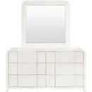 Meridian Fluted Cream Dresser IMAGE 4