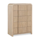Meridian Fluted Natural Chest IMAGE 1