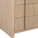  Color_Natural -- Fluted Natural Solid Wood And Oak Veneer Chest IMAGE 8