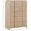 Meridian Fluted Natural Chest IMAGE 9