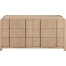  Color_Natural -- Fluted Natural Solid Wood And Oak Veneer Dresser IMAGE 3