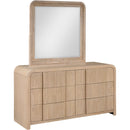  Color_Natural -- Fluted Natural Solid Wood And Oak Veneer Dresser IMAGE 5