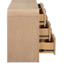  Color_Natural -- Fluted Natural Solid Wood And Oak Veneer Dresser IMAGE 6