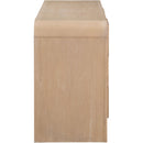  Color_Natural -- Fluted Natural Solid Wood And Oak Veneer Dresser IMAGE 7