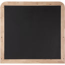  Meridian Fluted Natural Solid Wood And Oak Veneer Mirror IMAGE 3