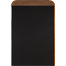  Color_Walnut -- Fluted Walnut Solid Wood And Oak Veneer Chest IMAGE 6