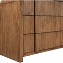  Color_Walnut -- Fluted Walnut Solid Wood And Oak Veneer Dresser IMAGE 10