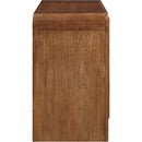  Color_Walnut -- Fluted Walnut Solid Wood And Oak Veneer Dresser IMAGE 7