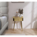  Color_Brushed Gold -- Rylan Gold Iron Nightstand IMAGE 2