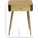  Color_Brushed Gold -- Rylan Gold Iron Nightstand IMAGE 5