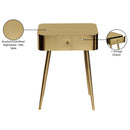  Color_Brushed Gold -- Rylan Gold Iron Nightstand IMAGE 6