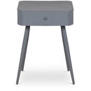  Color_Grey -- Rylan Grey Iron Nightstand IMAGE 1