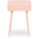  Color_Pink -- Rylan Pink Iron Nightstand IMAGE 1