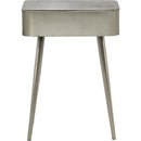  Color_Brushed Silver -- Rylan Silver Iron Nightstand IMAGE 3