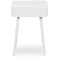  Color_White -- Rylan White Iron Nightstand IMAGE 1