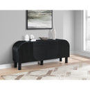  Meridian Casablanca Black Solid Wood And Oak Veneer Sideboard / Buffet IMAGE 2