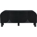  Meridian Casablanca Black Solid Wood And Oak Veneer Sideboard / Buffet IMAGE 3