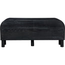  Meridian Casablanca Black Solid Wood And Oak Veneer Sideboard / Buffet IMAGE 4