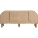  Meridian Casablanca Oak Solid Wood And Oak Veneer Sideboard / Buffet IMAGE 3