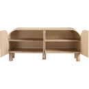 Meridian Casablanca Oak Solid Wood And Oak Veneer Sideboard / Buffet IMAGE 5