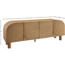  Meridian Casablanca Walnut Solid Wood And Oak Veneer Sideboard / Buffet IMAGE 9