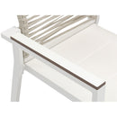  Meridian Maldives Beige Mesh And Rope Fabric Outdoor Patio Dining Arm Chair IMAGE 6