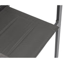  Meridian Maldives Grey Mesh And Rope Fabric Outdoor Patio Dining Arm Chair IMAGE 7