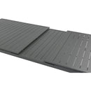  Meridian Maldives 95.5" / 119" Grey Aluminum Outdoor Patio Dining Table IMAGE 11