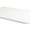  Meridian Maldives 95.5" / 119" White Aluminum Outdoor Patio Dining Table IMAGE 12