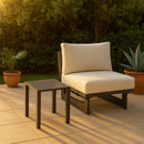 Meridian Maldives Outdoor Patio End Table IMAGE 2