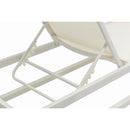  Meridian Maldives Cream Adjustable Mesh Water Resistant Fabric Outdoor Patio Adjustable Sun Chaise Lounge IMAGE 10