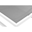  Meridian Maldives Grey Adjustable Mesh Water Resistant Fabric Outdoor Patio Adjustable Sun Chaise Lounge IMAGE 12