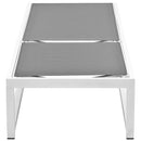  Meridian Maldives Grey Adjustable Mesh Water Resistant Fabric Outdoor Patio Adjustable Sun Chaise Lounge IMAGE 5