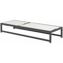  Meridian Maldives Cream Adjustable Mesh Water Resistant Fabric Outdoor Patio Adjustable Sun Chaise Lounge IMAGE 3