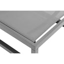  Meridian Maldives Grey Adjustable Mesh Water Resistant Fabric Outdoor Patio Adjustable Sun Chaise Lounge IMAGE 12