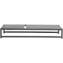  Meridian Maldives Grey Adjustable Mesh Water Resistant Fabric Outdoor Patio Adjustable Sun Chaise Lounge IMAGE 9