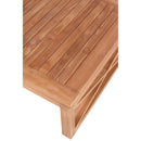  Meridian Anguilla Natural Teak Wood Outdoor Patio Coffee Table IMAGE 5